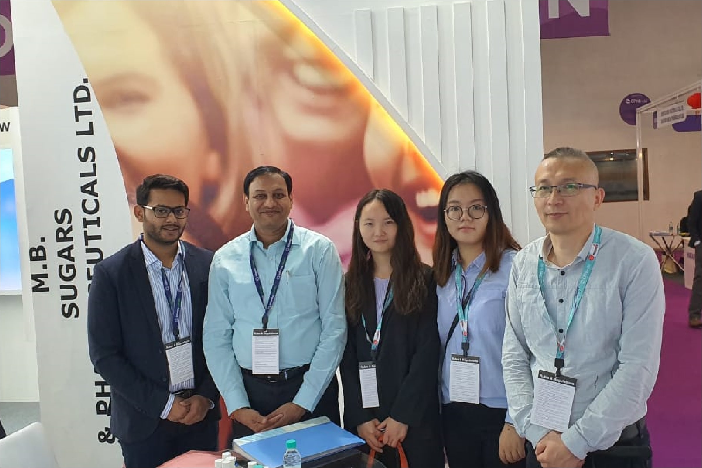 MB Sugars & Pharmaceuticals Ltd. participated in Convention on Pharmaceutical Ingredients (Cphi) Organized in Delhi in year 2019, Taiwan